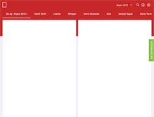 Tablet Screenshot of dergilik.com